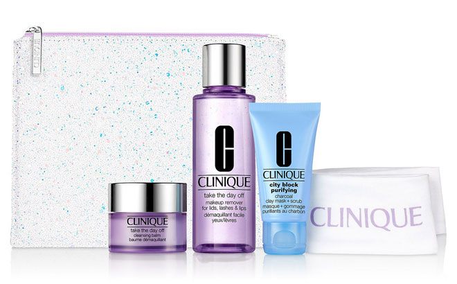 Clinique 5-Piece Cleansing Set ONLY $16.79 at Macy's ($56.50 Value)